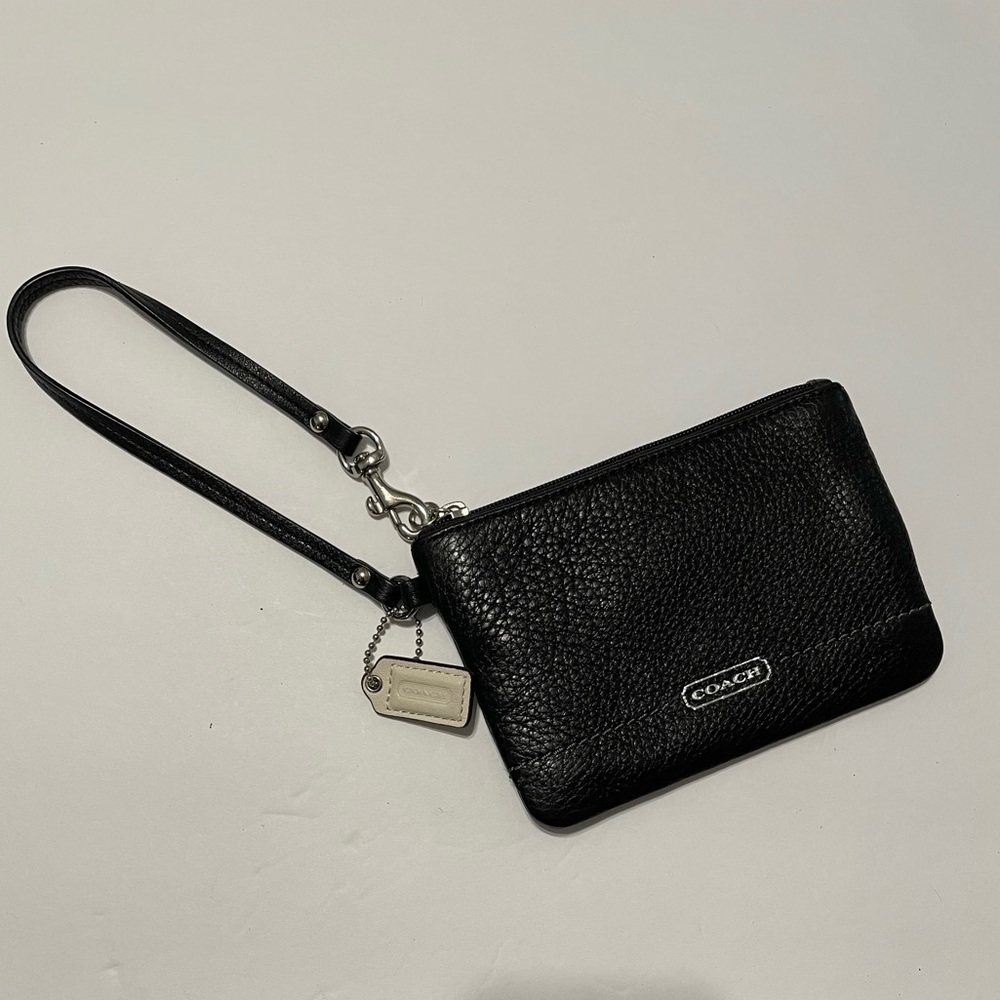 Black Coach Wristlet